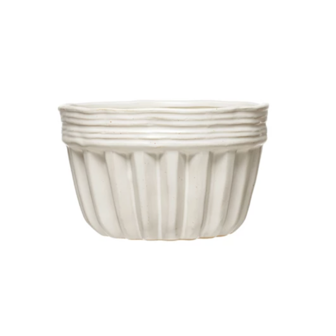 Round Stoneware Bowl / Cuenco redondo de cerámica