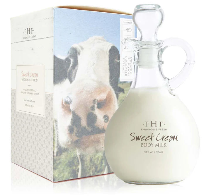 Sweet Cream Body Milk Lotion Decorative Cruet