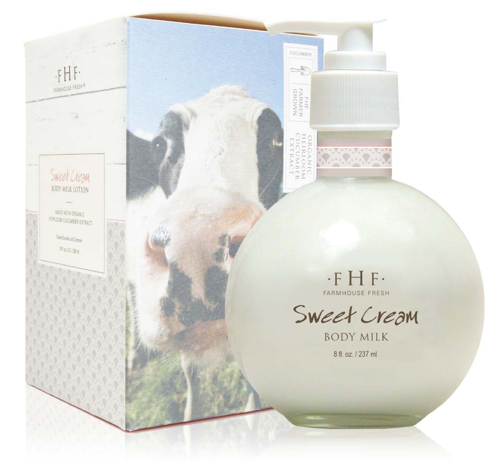 Sweet Cream Body Milk Pump Top 8oz + Clementine Body Oil 1.7 Oz