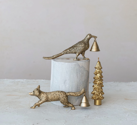  Apagavelas de aleación de zinc con forma de zorro o faisán, 2 estilos