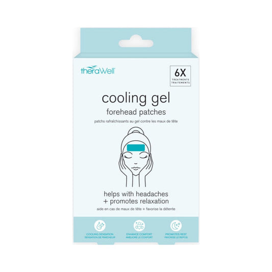 6 PARCHES DE GEL REFRESCANTE PARA LA FRENTE