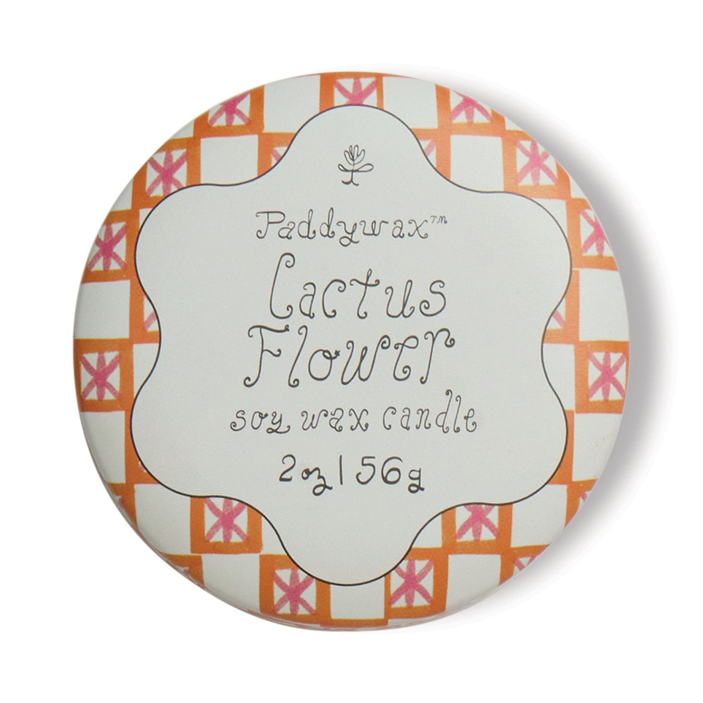 Tulip 2 oz Tin Candle Cactus Flower - Mini Vela