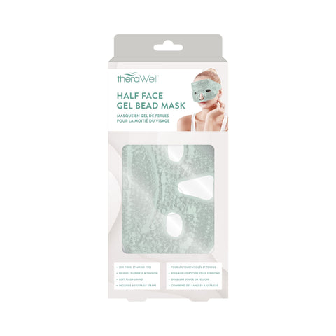 Mascarilla De Gel Con Perlas Para Medio Rostro - Espuma De Mar