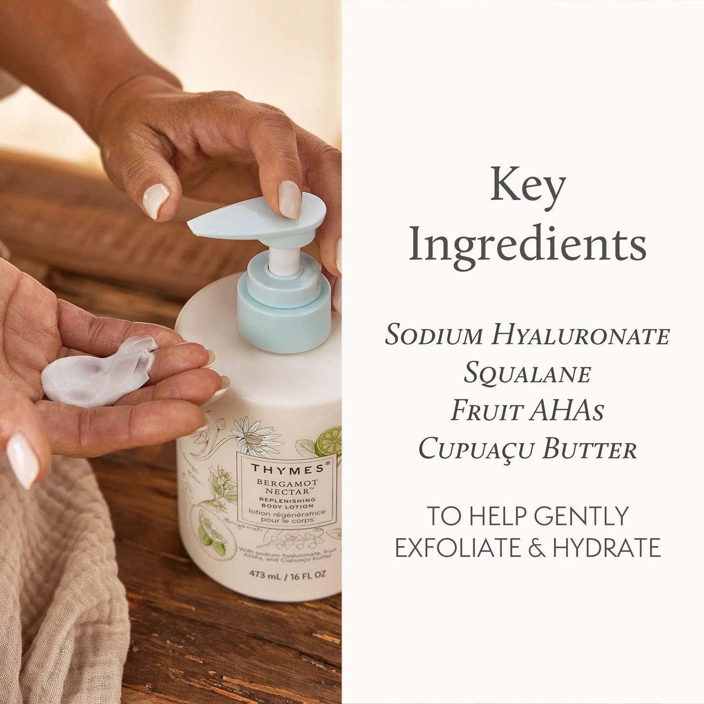 Bergamot Nectar Replenishing Body Lotion 16 OZ