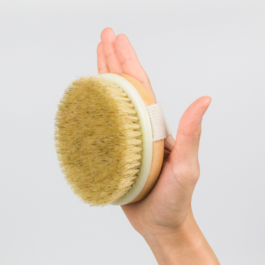 Natural Wood Dry Body Brush