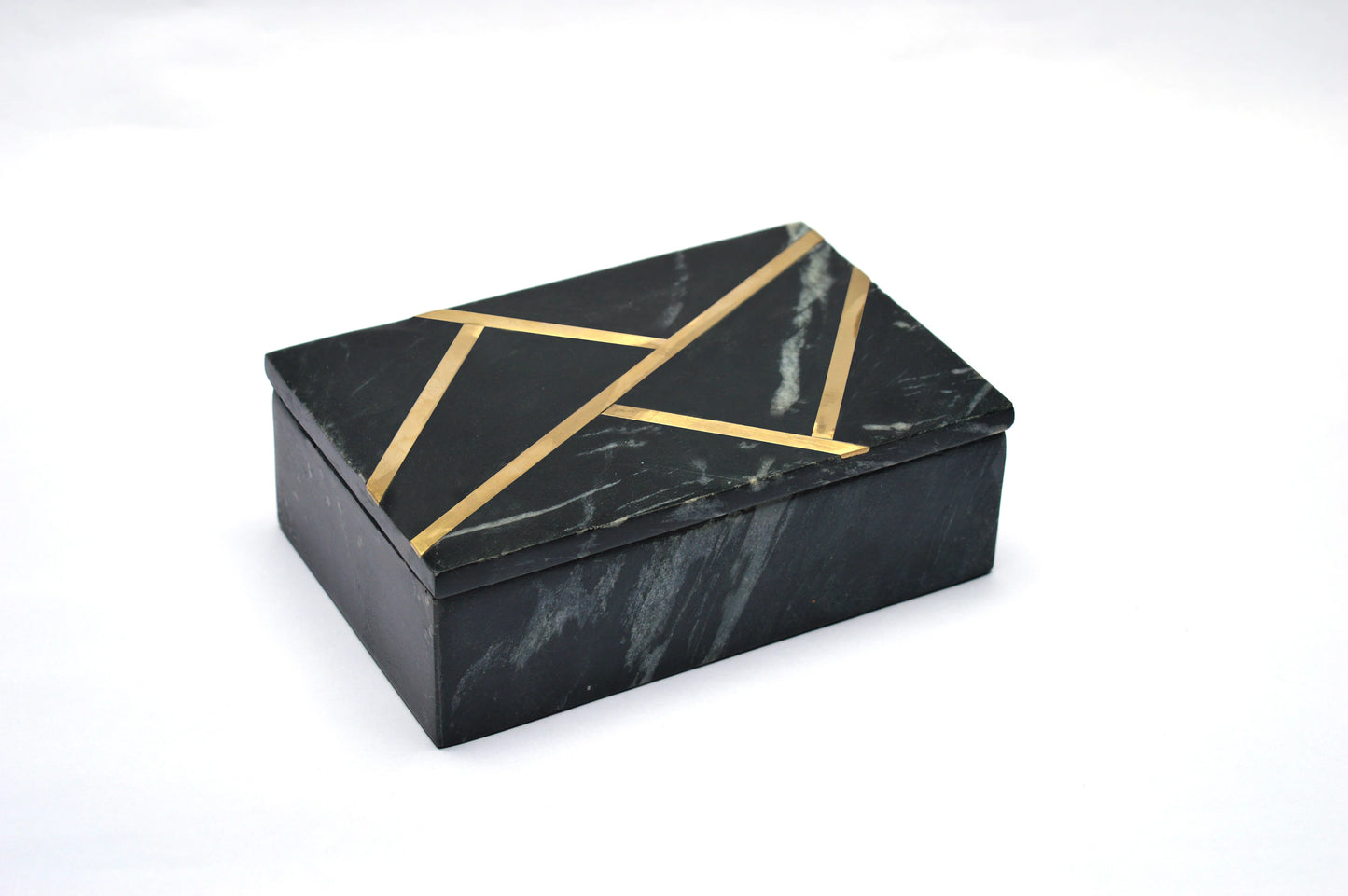 Marble Box with Inlay Black – Sng Marble Handicraft