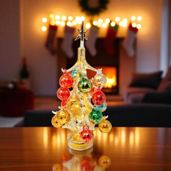 Buon Natale LED Tree Gold - Adorno Navideño