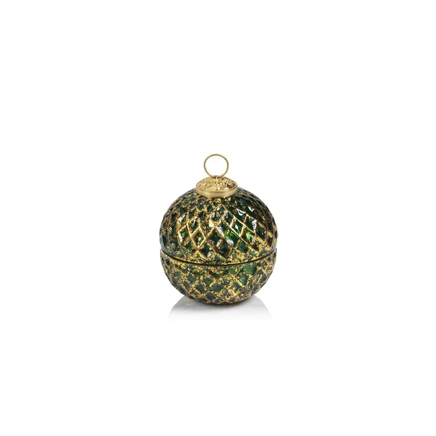 Vela perfumada con adorno de colmena - Verde Ornament Candle