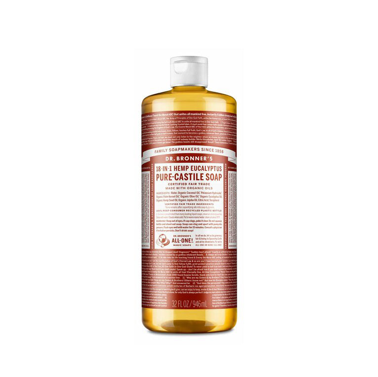 Organic Hemp Eucalyptus Liquiq Soap 32 Oz