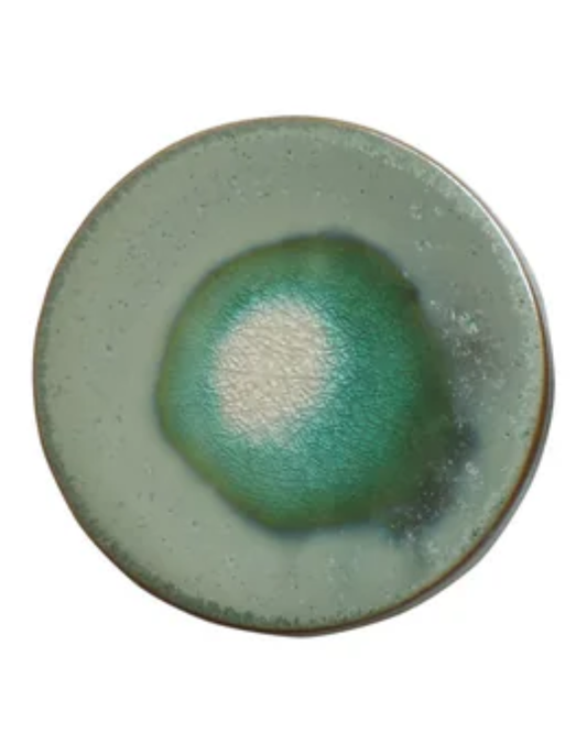 Stoneware Trivet With Glaze