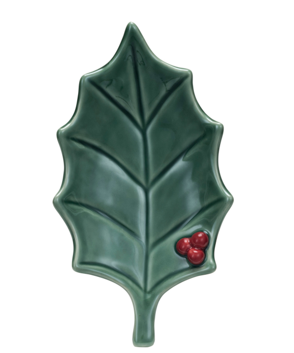 Holly Leaf Shaped Dish - Plato de Hoja