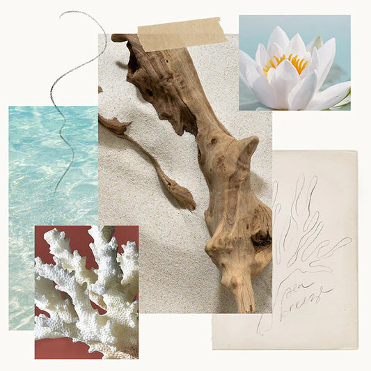 Aqua Coralline Poured Candle