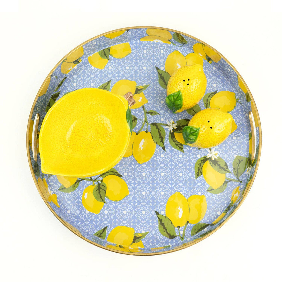 Round Tray - Lemon - Bandeja redonda