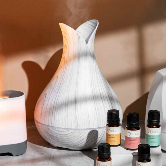 Difusor Wood Bloom Ultrasónico En Blanco De Aromar