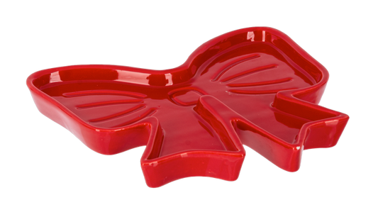 Bow Trinket Dish Ceramic - Platos en Forma de Lazo