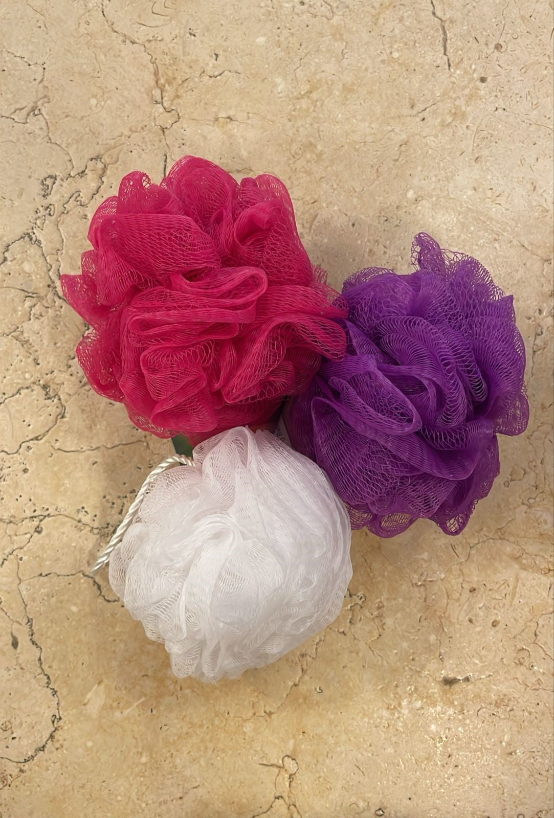 Nylon shower flower / Esponja de baño