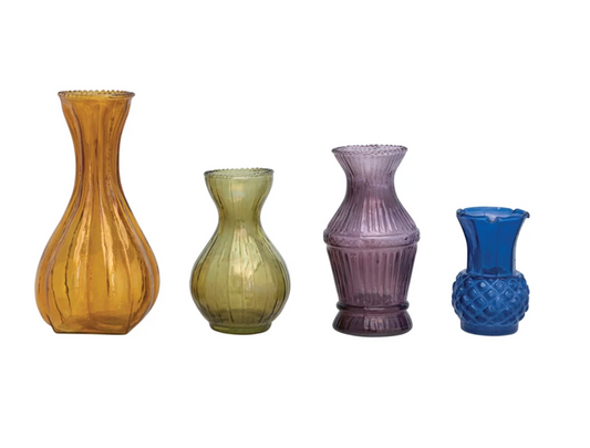 Florero de Vidrio Debossed