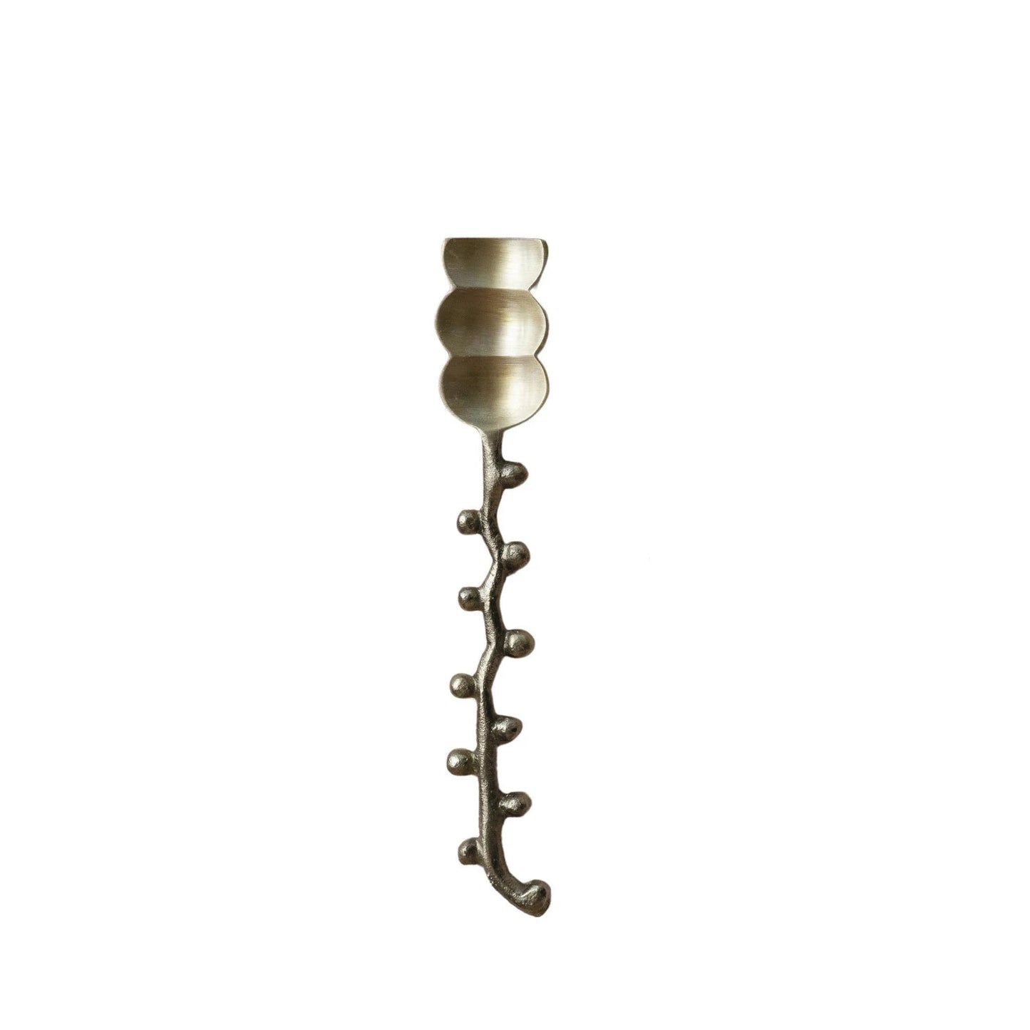 Brass Hobnail Spoon / Cuchara de latón