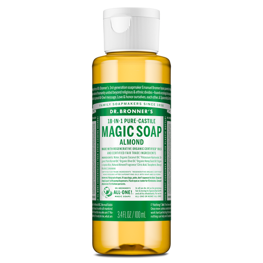 Organic Hemp Almond Liquid Soap 8 fl oz