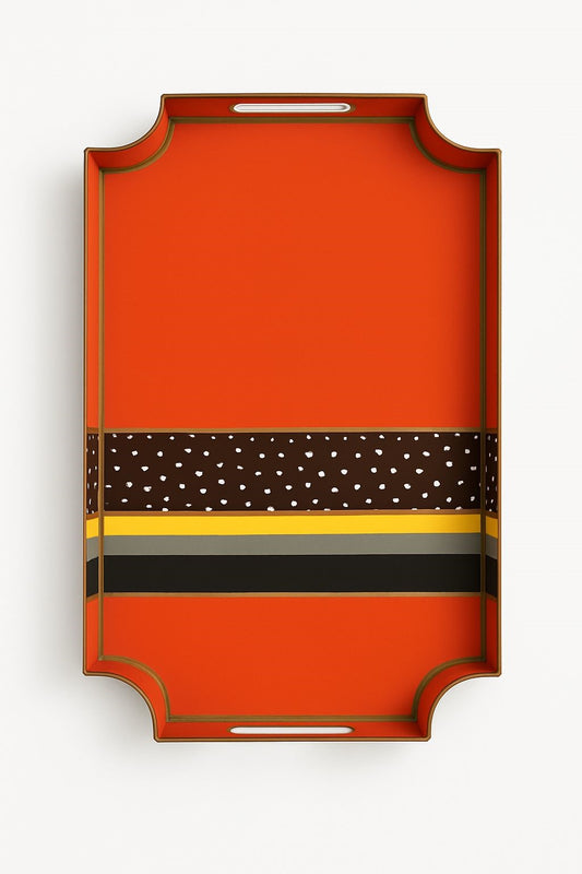 Antelope Jaye Tray / Bandeja pintada a mano.