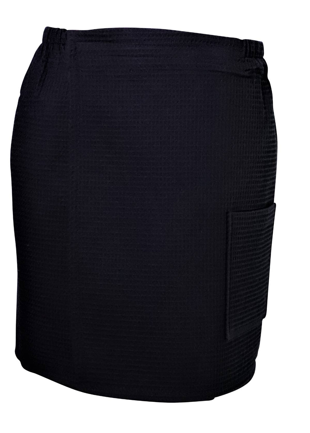 MEN'S BATHWRAP, BLACK
