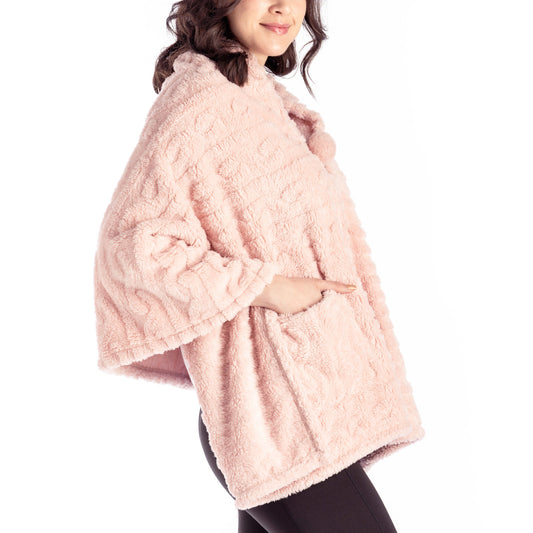 Hello Mello The Coziest Blanket Wrap Pink - Manta Rosa