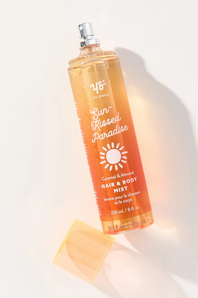 236ml Sunkissed Paradise Hair & Body Mist - Caramel & Almond