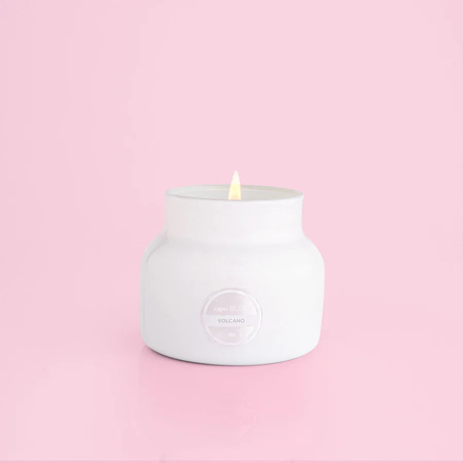 Volcano White Petite Jar 8 oz