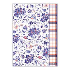 Toalla de cocina con estampado Paisley & Plaid