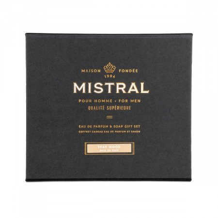 Mistral - Teak Wood Eau de Parfum & Soap Gift Set