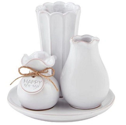 Happy Multi-Vase Plate