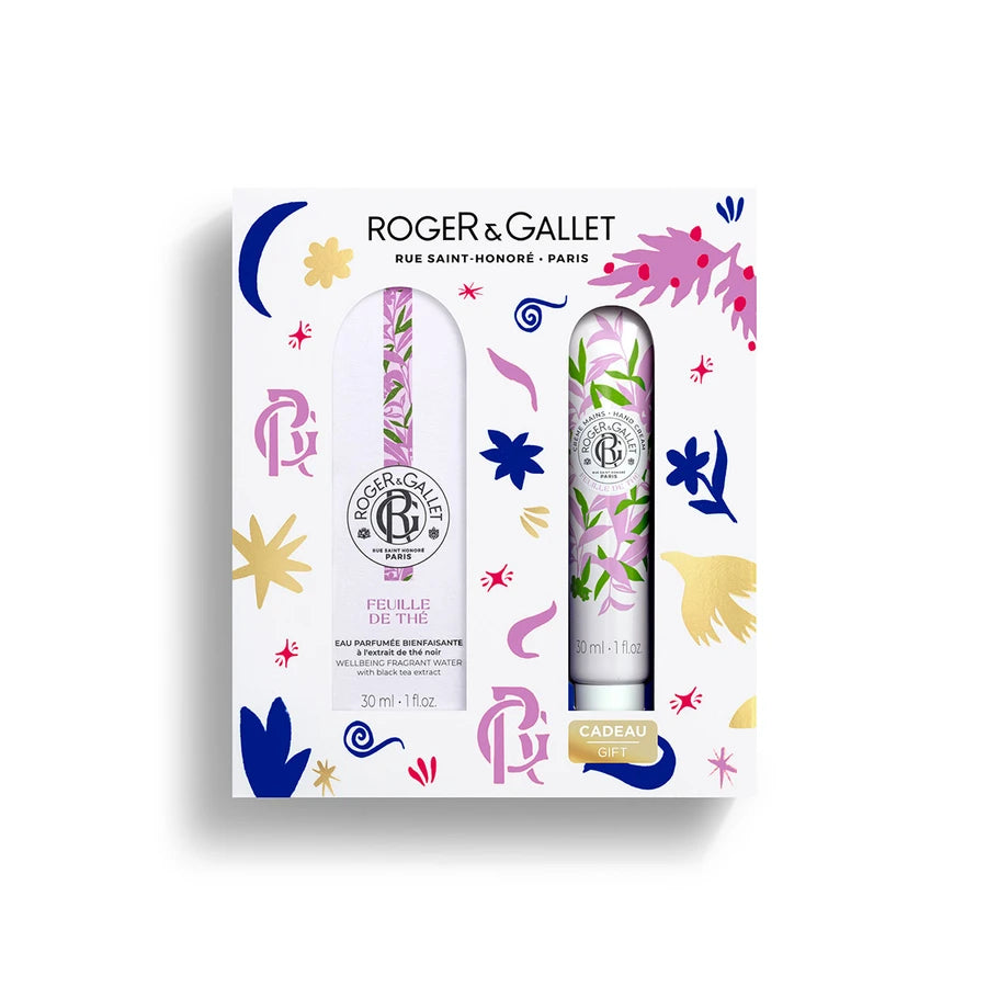 Fragrant Water + Hand Cream Set Feuille de Thé gift set