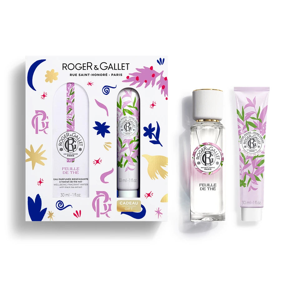 Fragrant Water + Hand Cream Set Feuille de Thé gift set
