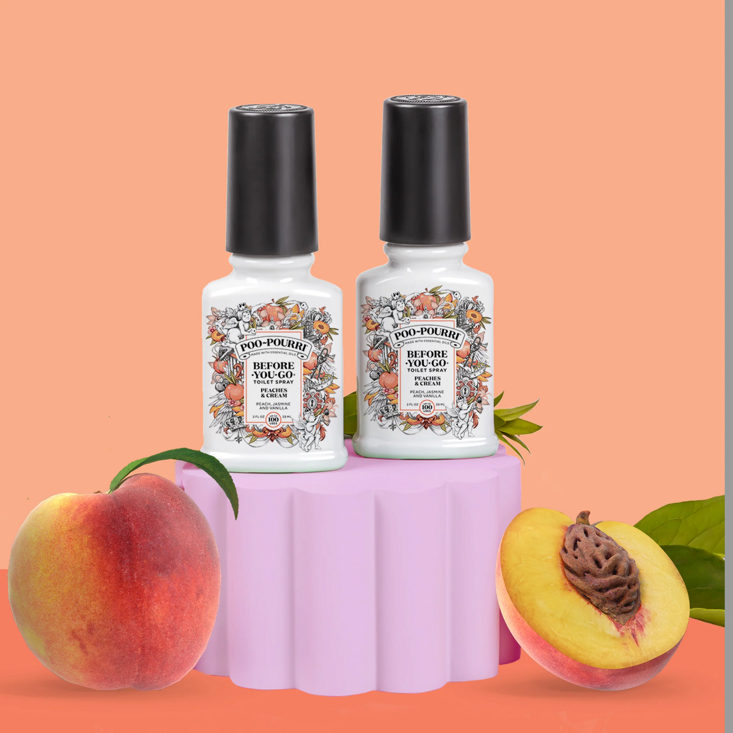 Poo Pourri Peaches & Cream 2 oz