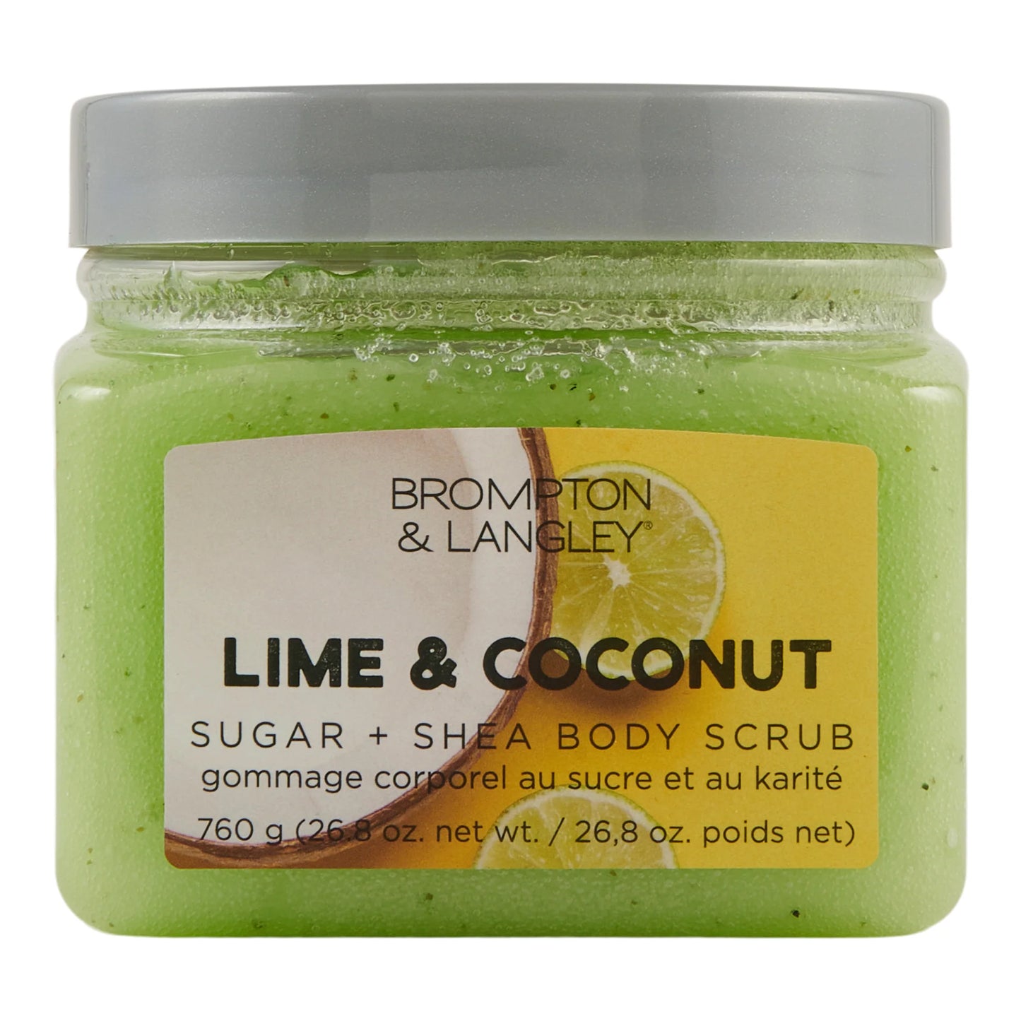 EXFOLIANTE CORPORAL DE AZÚCAR Y KARITÉ - COCONUT LIMA  | scrub 18 oz