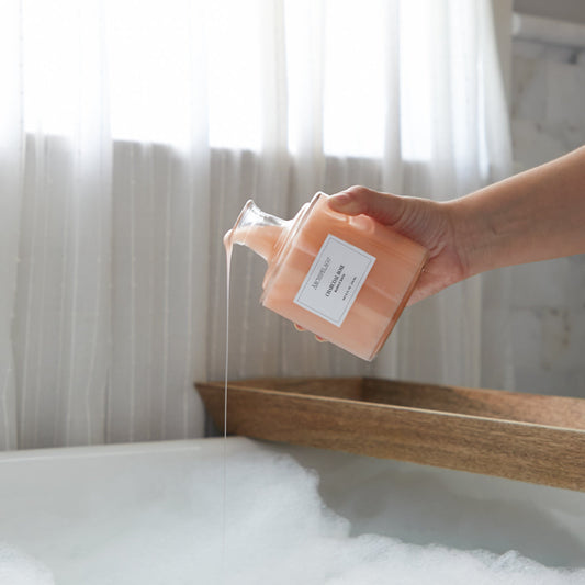 Bubble Bath Charcoal Rose 8 oz