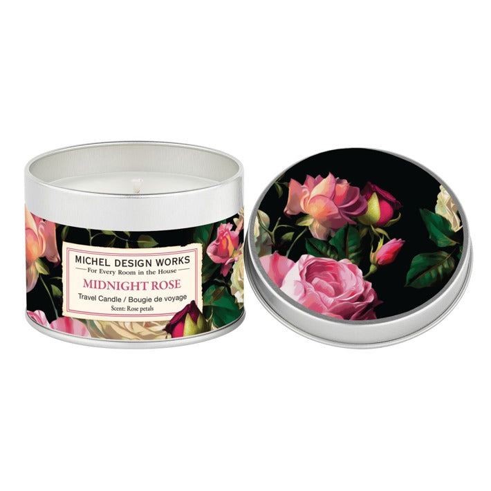 Midnight Rose Travel Candle