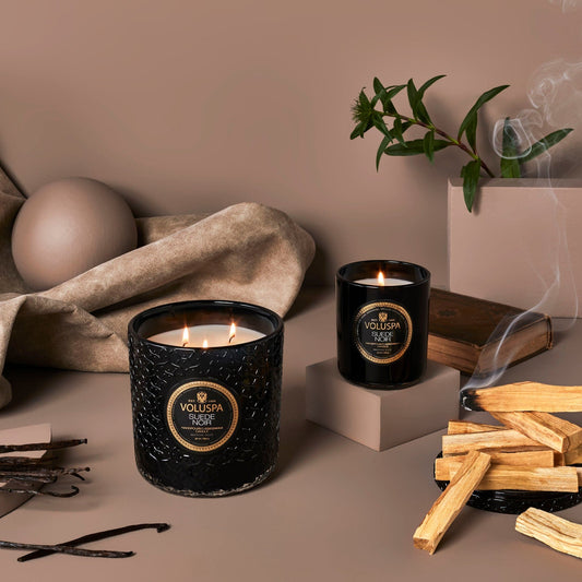 Suede Noir 9.5oz Classic Candle