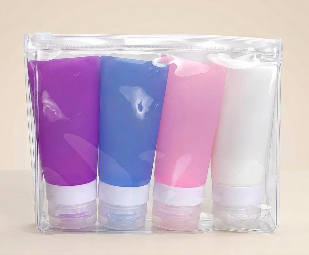Travel Silicone Bottle 4X60ML