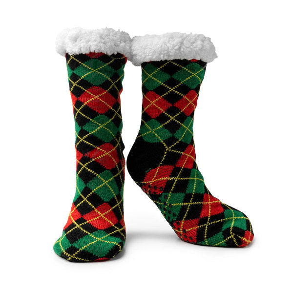 Two Left Feet Holiday Sweater Weather Slipper Socks - Medias/Calcetines