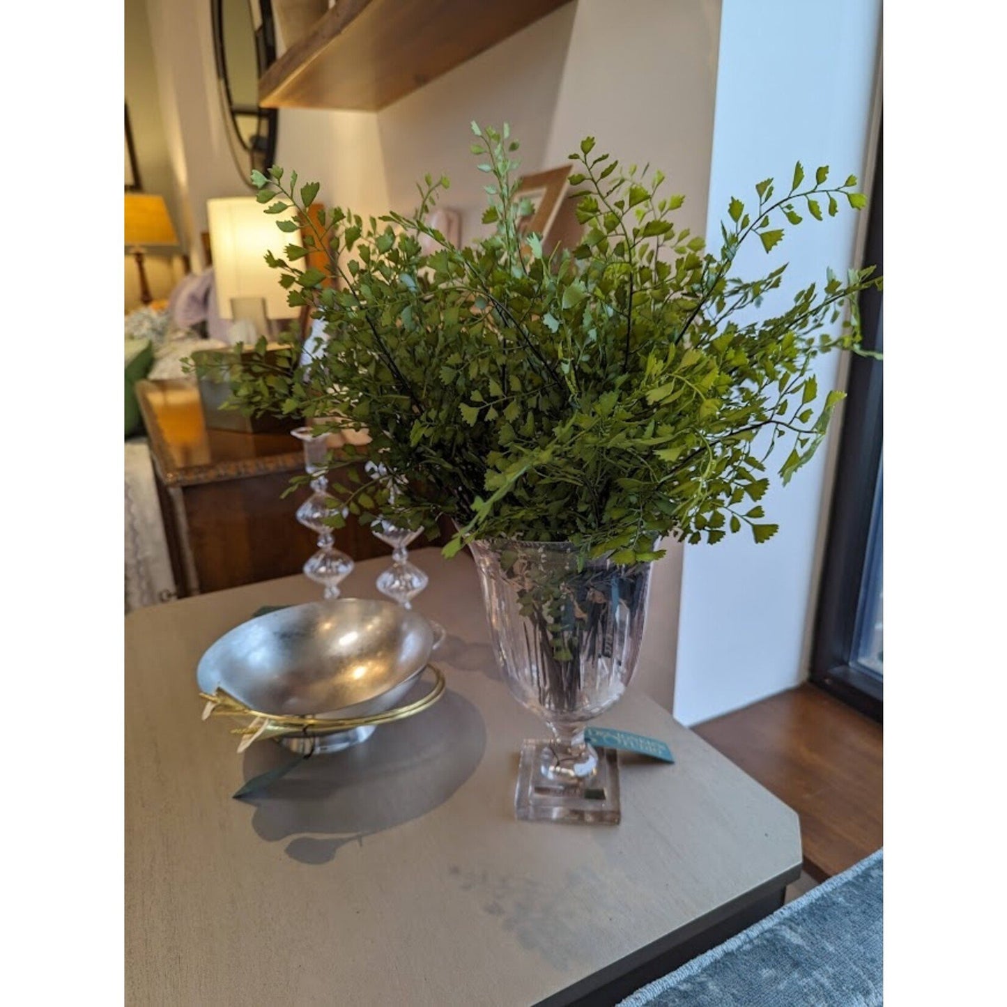 Portavelas de cristal para candelabros, 10´ pulgadas