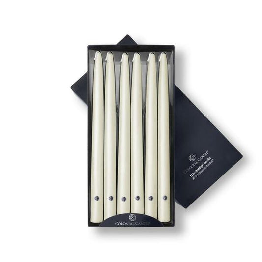 Handipt Colonial Candle Taper, Unscented, Ivory