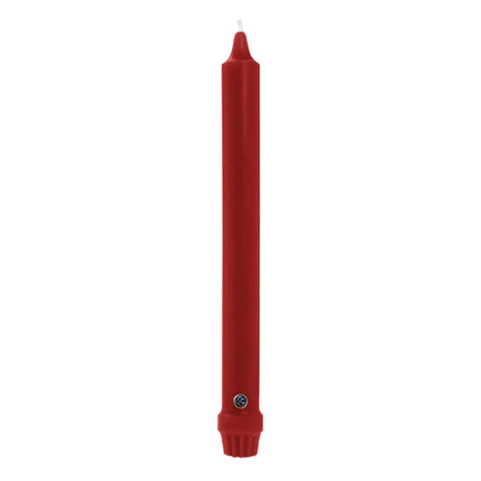 8 inch Vela Cónica Clásica elegante roja - Unidad