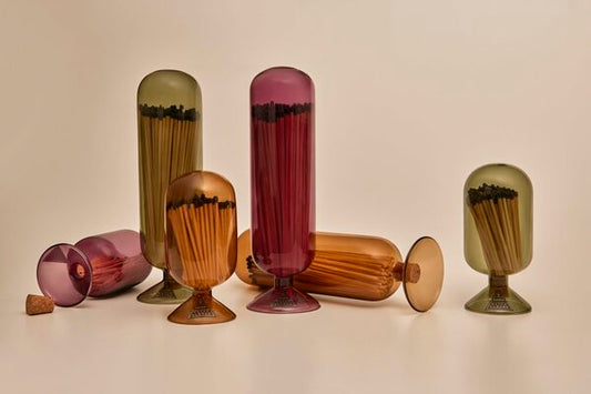 Fósforos Ambar - Vidrio Soplado a Mano