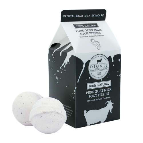 Pure Goat Milk Foot Fizzies Milk Carton