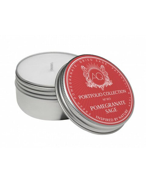 Pomegranate Sage Soy Travel Tin Candle