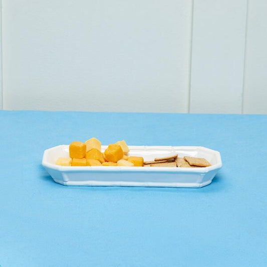 Plato Blanco Rectangular