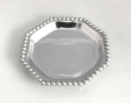 bandeja Octagonal con perlas