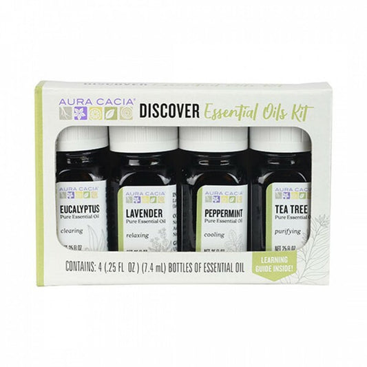 Aura Cacia Discover Aceite Esencial Kit 1 Unit