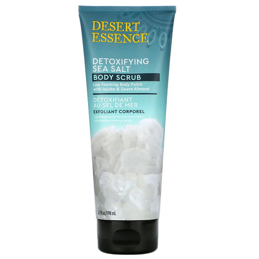 Body Scrub Desert Essence Detox Sea Salt 6.7fl